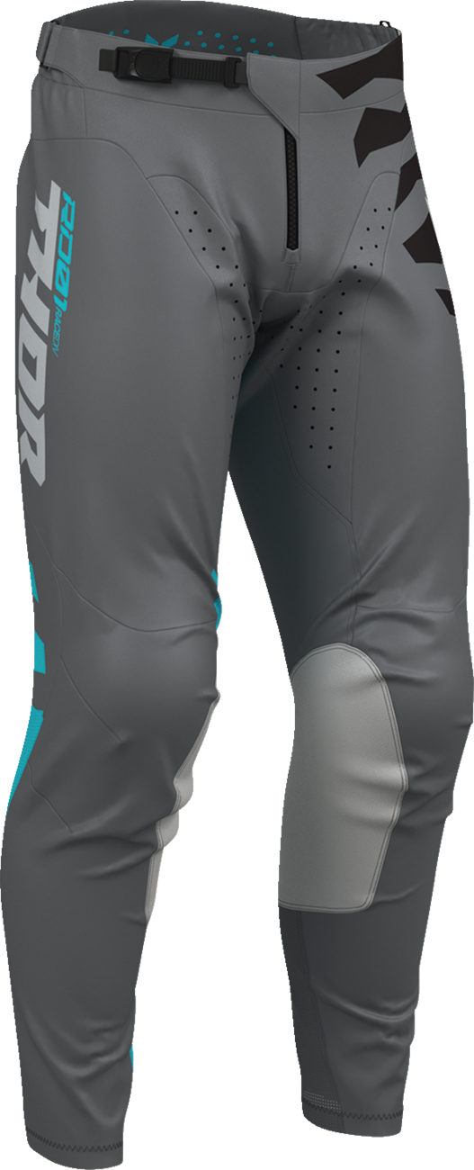 Charcoal/Aqua