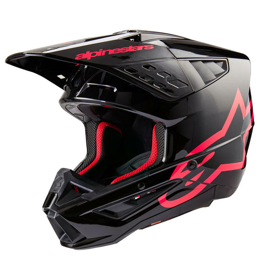 Alpinestars Supertech M5 Corp Helmet - Black/Pink