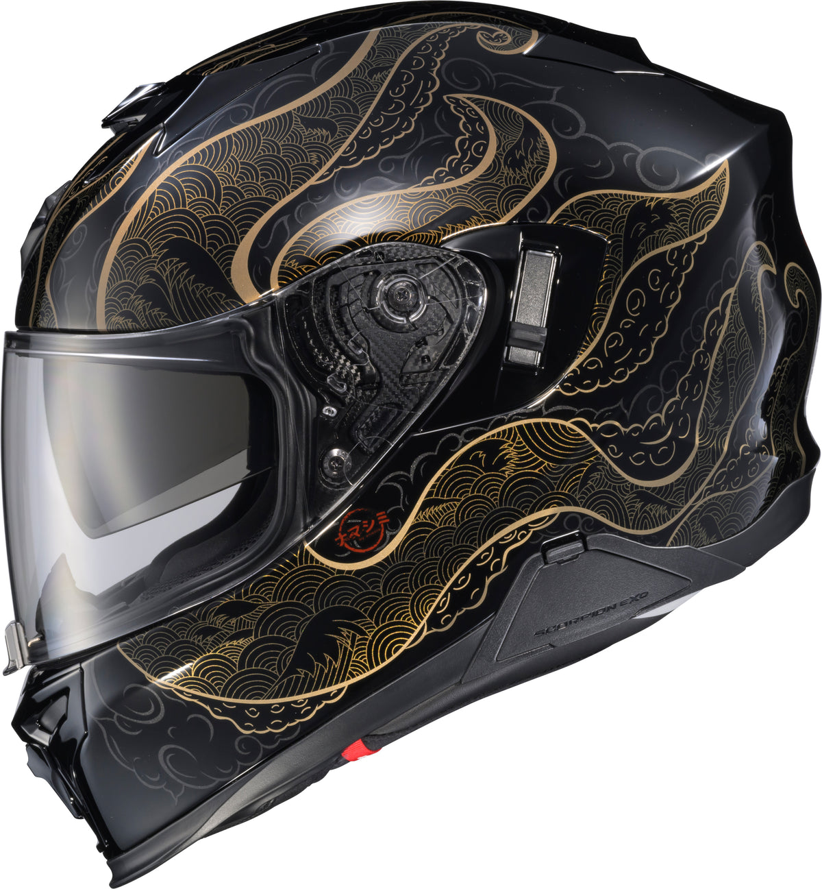 Scorpion EXO-T520 Nama-Shimi Helmet - Black/Gold