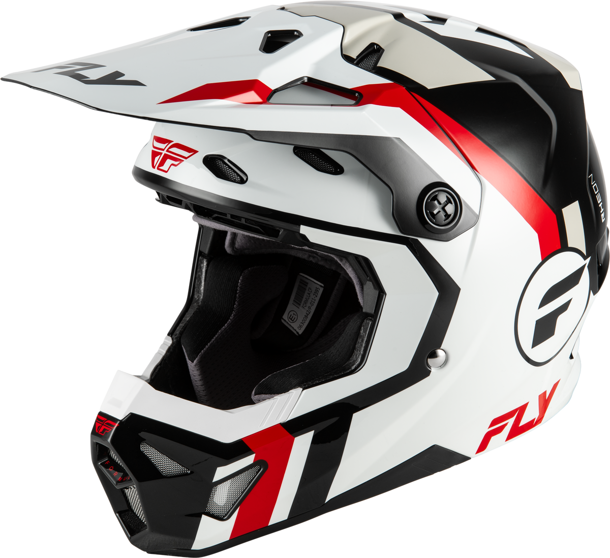 Fly Racing Youth Formula CP Seal Helmet - White/Black/Red