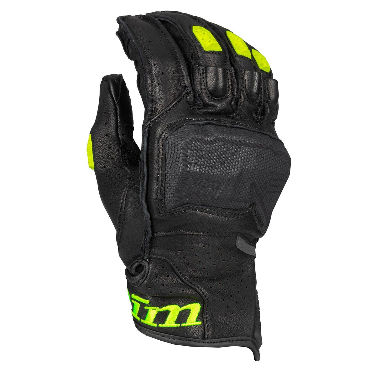 Klim Badlands Aero Pro Short Glove - Black/Hi-Vis