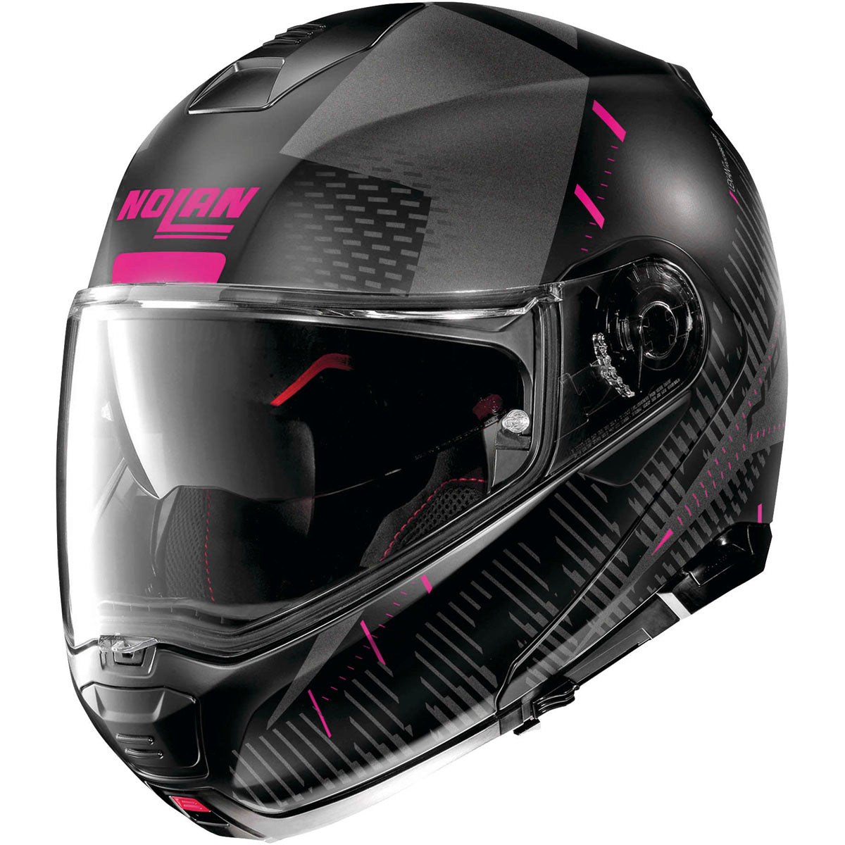 Nolan N100-5 Lightspeed Helmet - Black/Pink