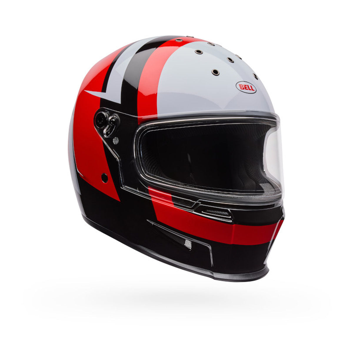 Bell Eliminator Side Track Helmet - Gloss Red/Black