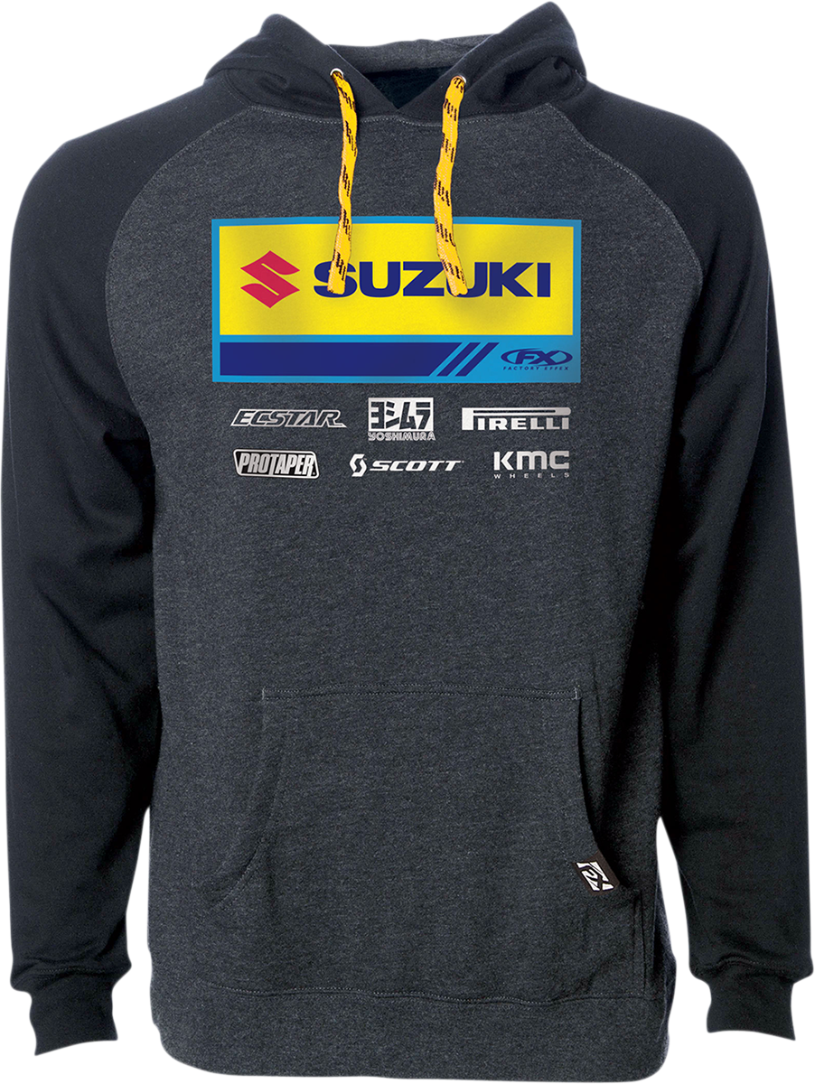 Facotry Effex Suzuki 21 Racewear Hoodie - Charcoal/Black