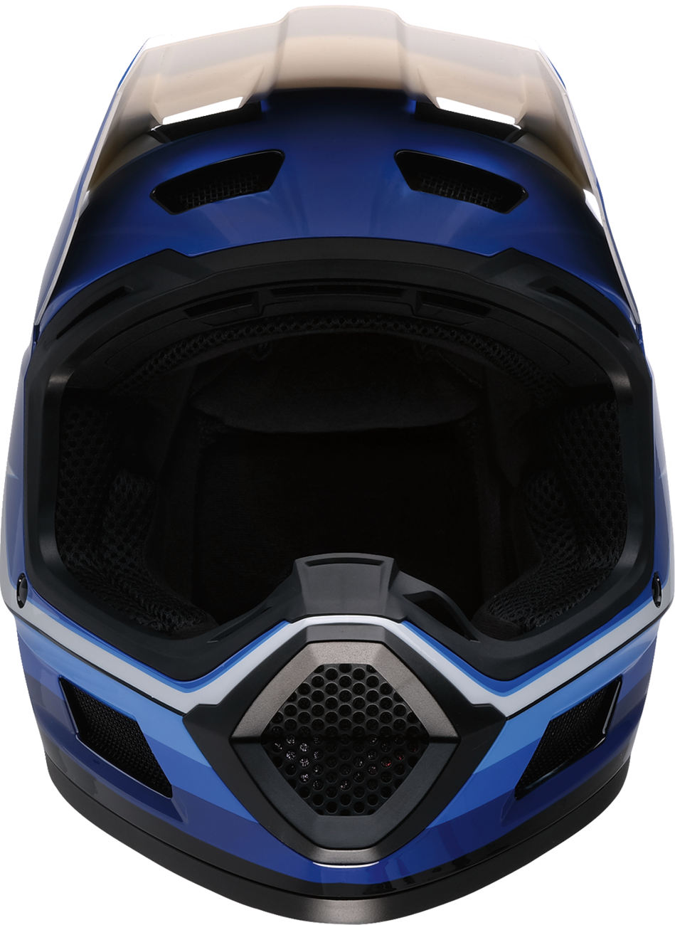 Z1R Youth Dirt Maxx Vortex Helmet - Blue/White