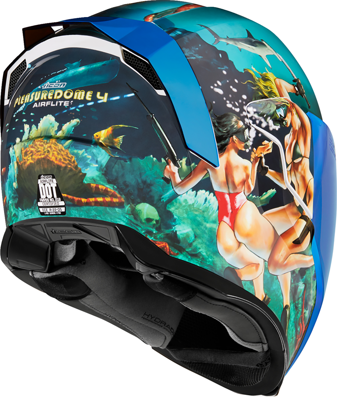 Icon Airflite Pleasuredome フルフェイス XL. Icon Airflite Pleasuredome 4 Helmet– ExtremeSupply.com