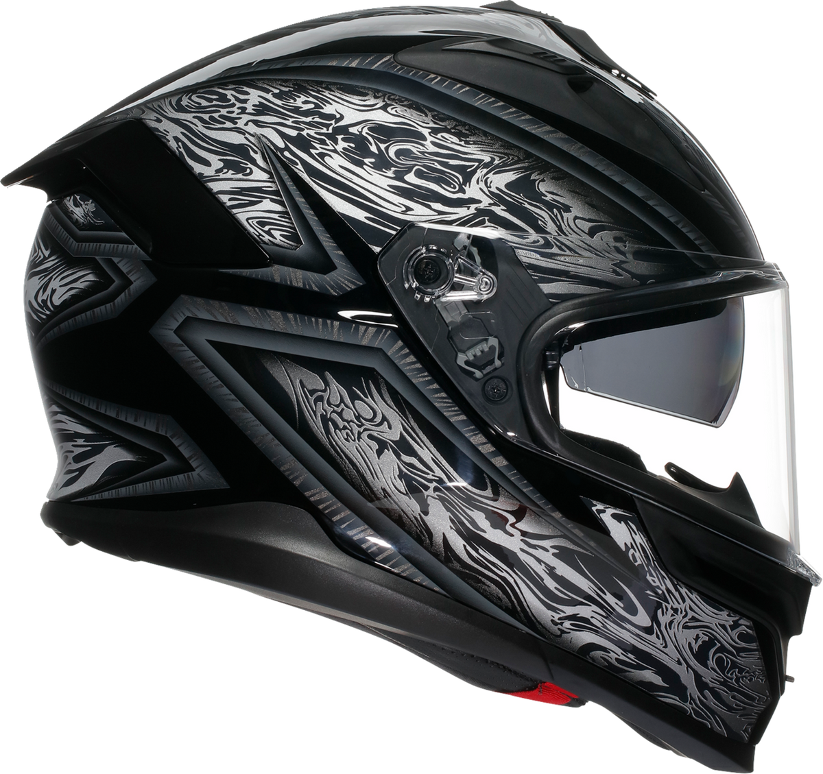 AGV K7 Helmet - Damascus - Black/Silver