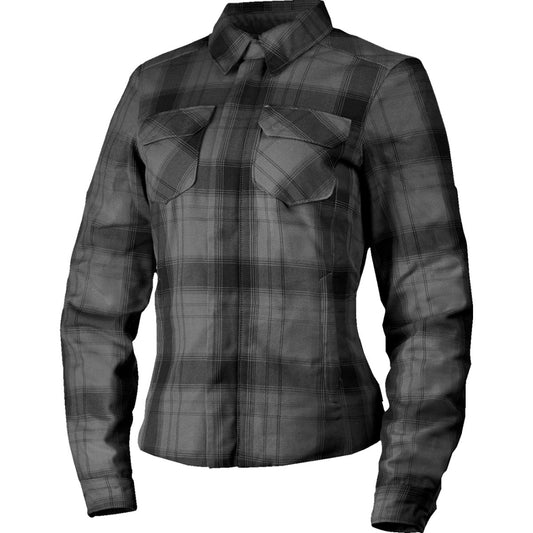 Icon Womens Fallblock Flannel Jacket - Black