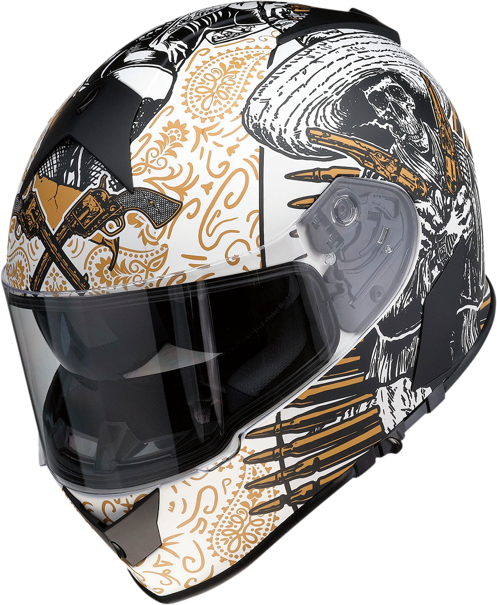 Z1R Warrant Sombrero Helmet - White/Gold