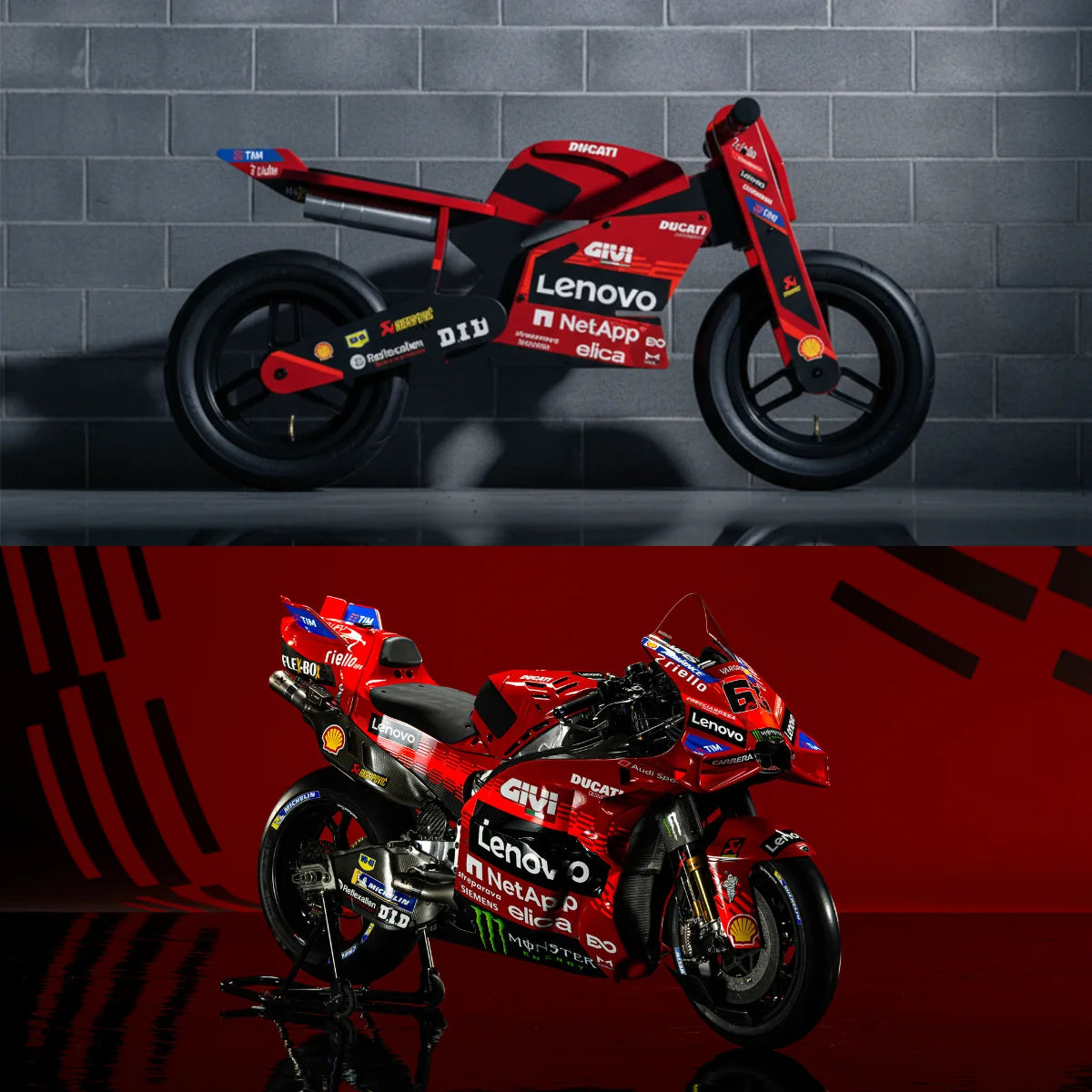 Kiddimoto Ducati Desmo GP25 Balance Bike
