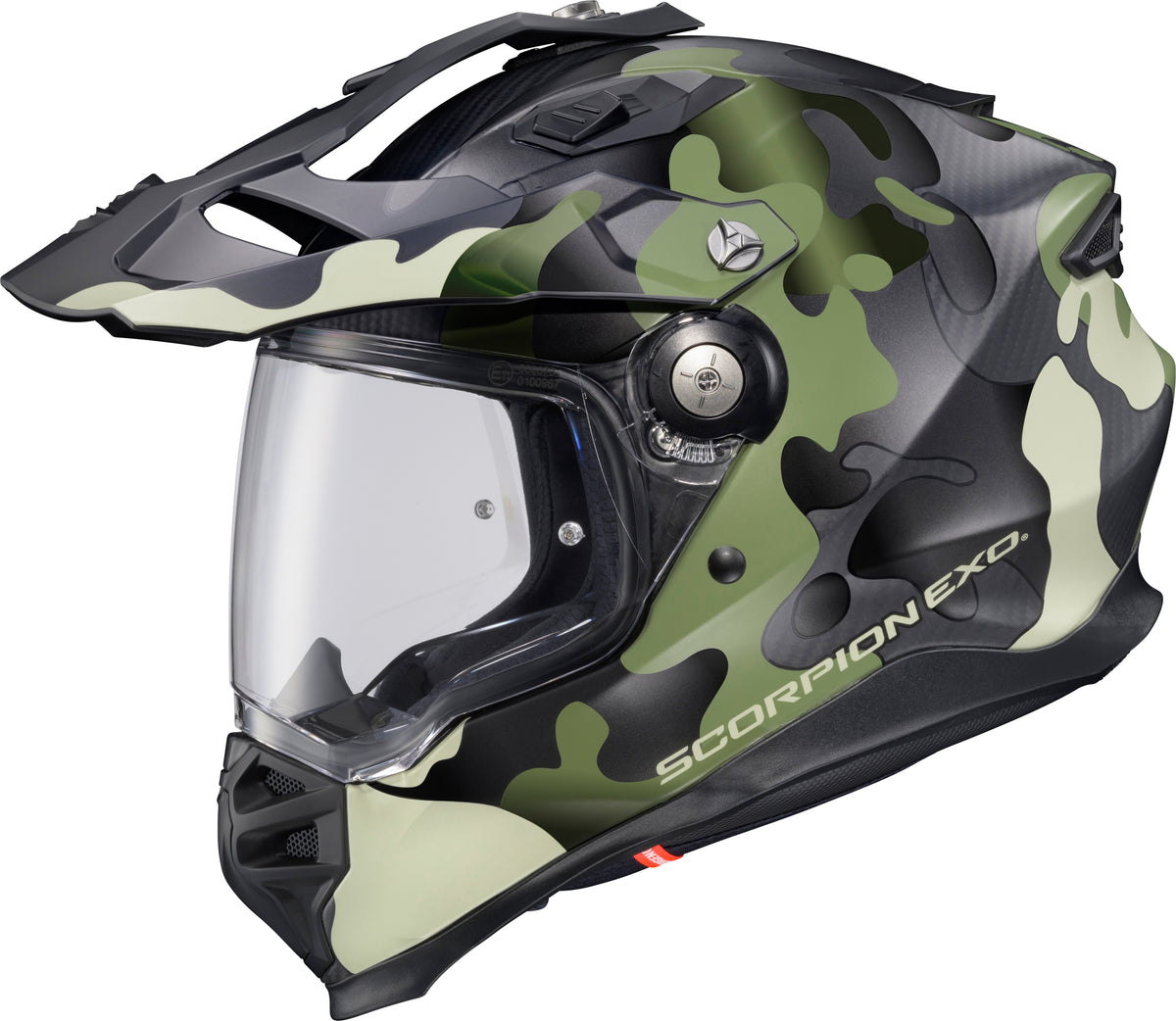 Scorpion EXO XT9000 Carbon Gilley Helmet - Green/Sand