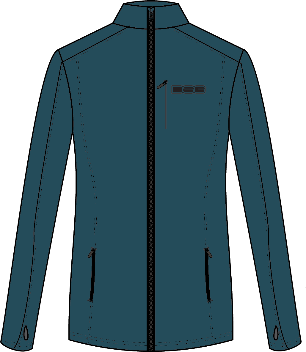 DSG Womens Performance Fleece Zip Up CLOSEOUT - Navy