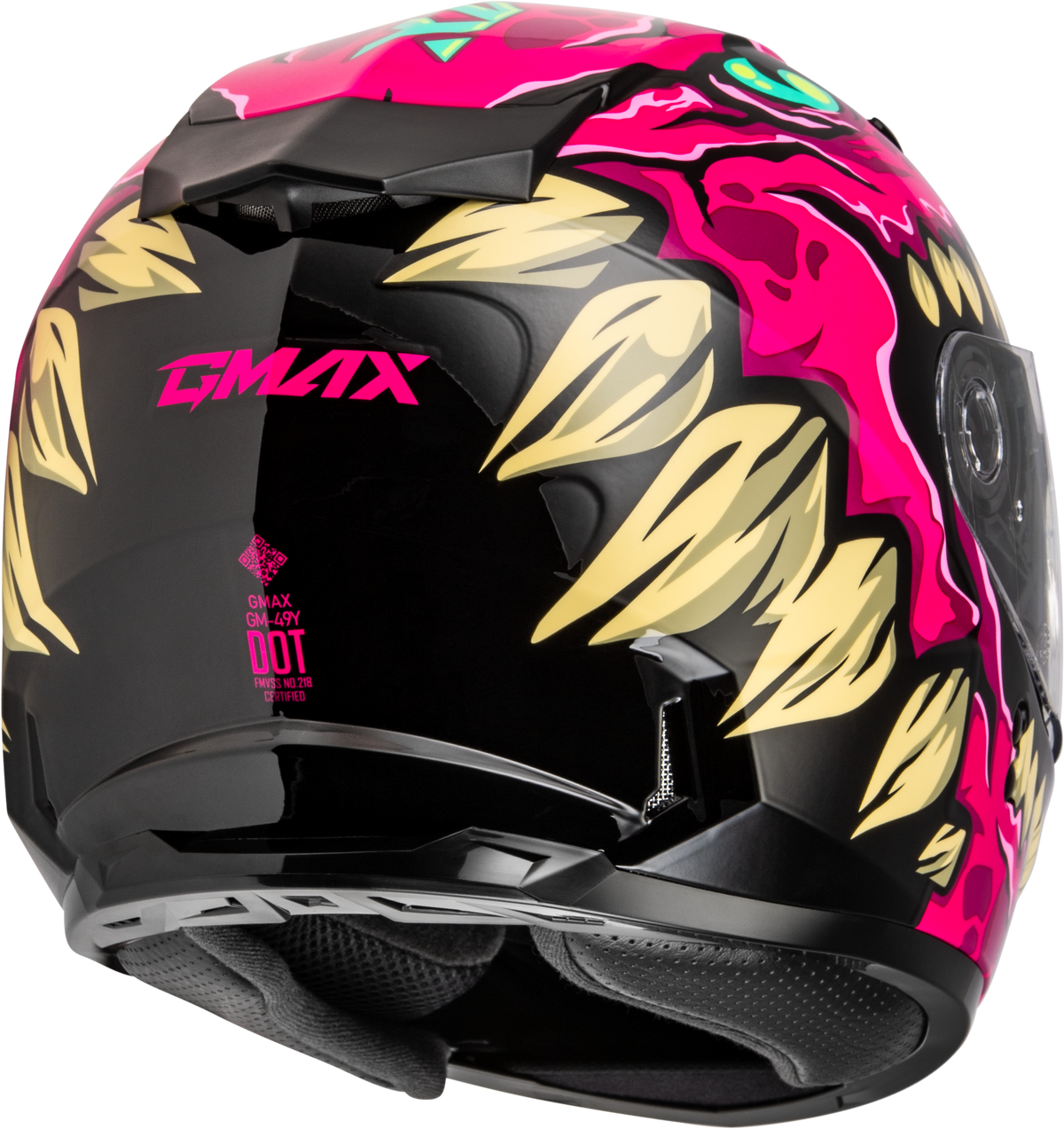 GMAX Youth GM-49Y Drax Helmet Pink