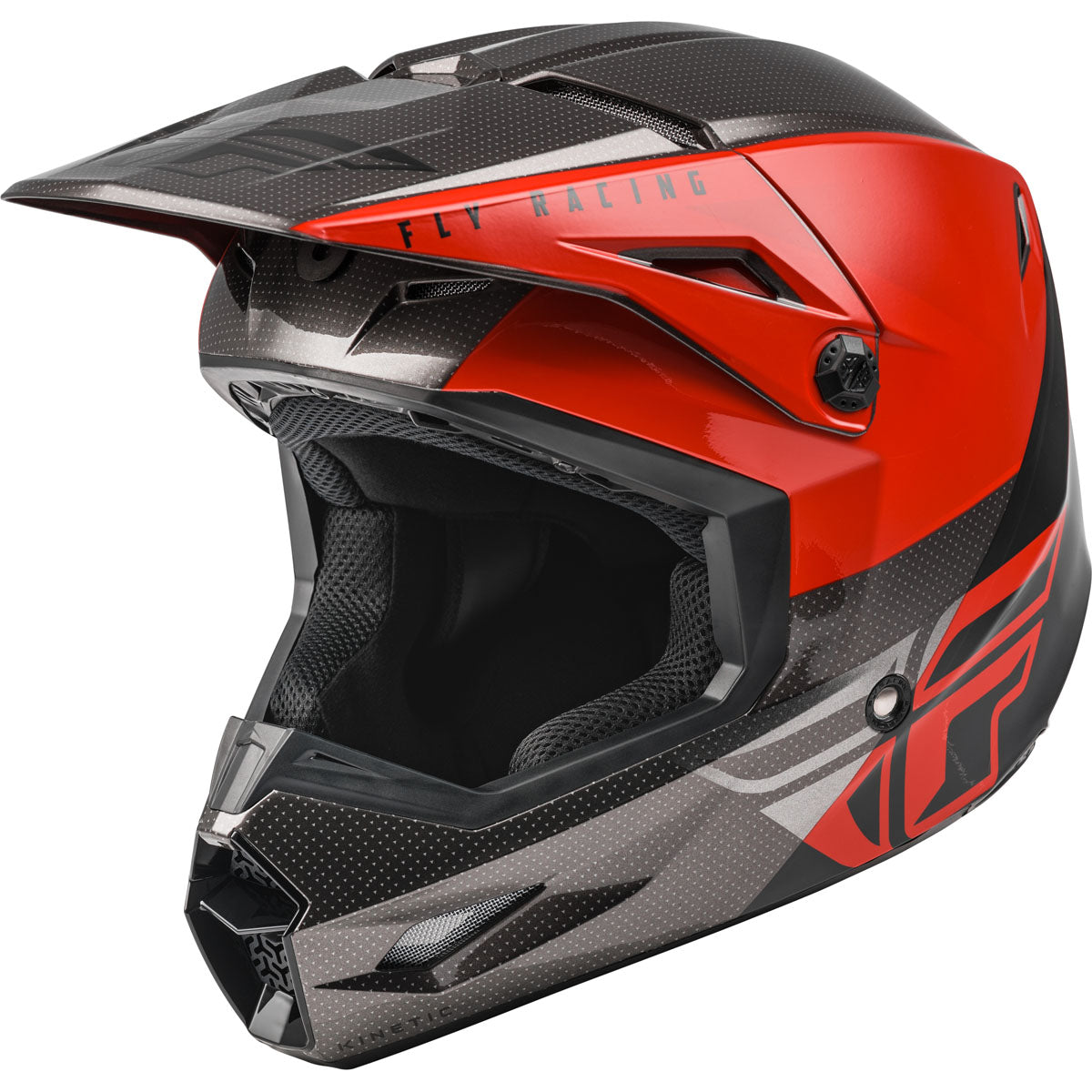 Fly Racing Youth Kinetic Straight Edge Helmet - Youth Large