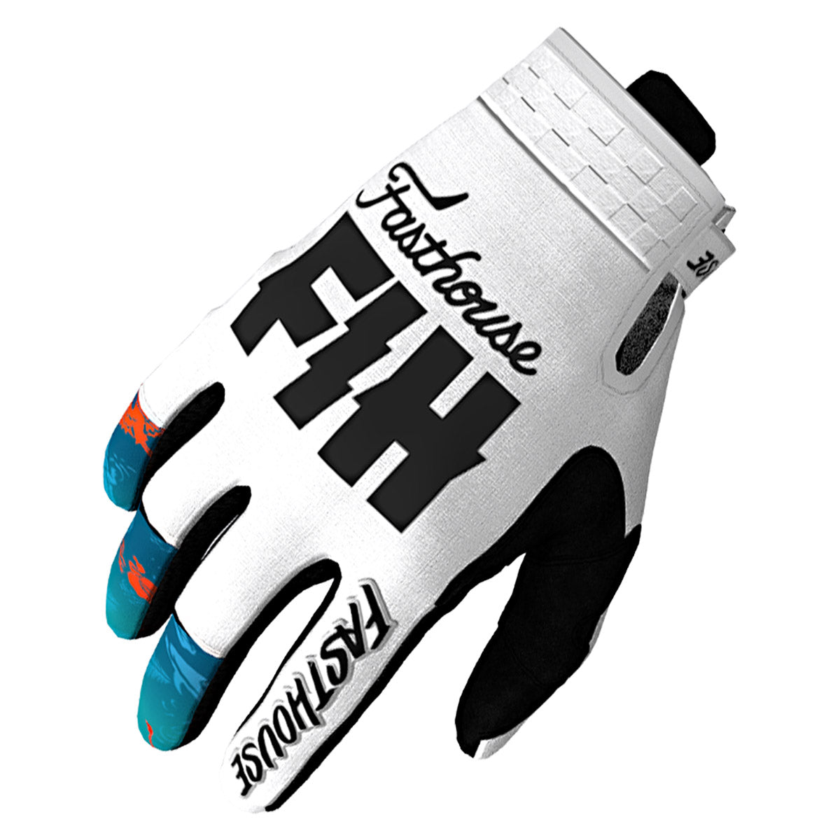Fasthouse Sanguaro TB Island Hopping Glove - White