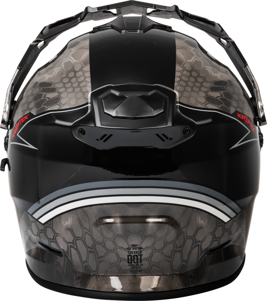 Fly Racing Trekker Cold Weather Conceal Helmet Dual Shield - BLACK/GREY/WHITE 
