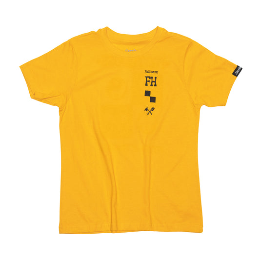Fasthouse Youth  Gold Mine  Tee - Vintage Gold