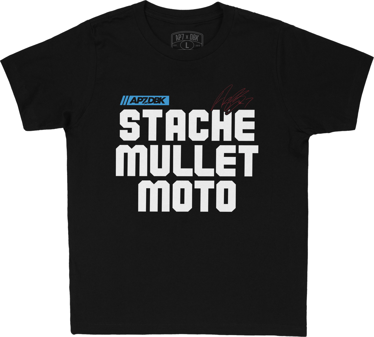 DBK Stache Mullet Moto Youth Tee