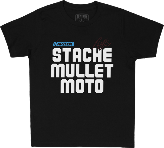 DBK Stache Mullet Moto Youth Tee