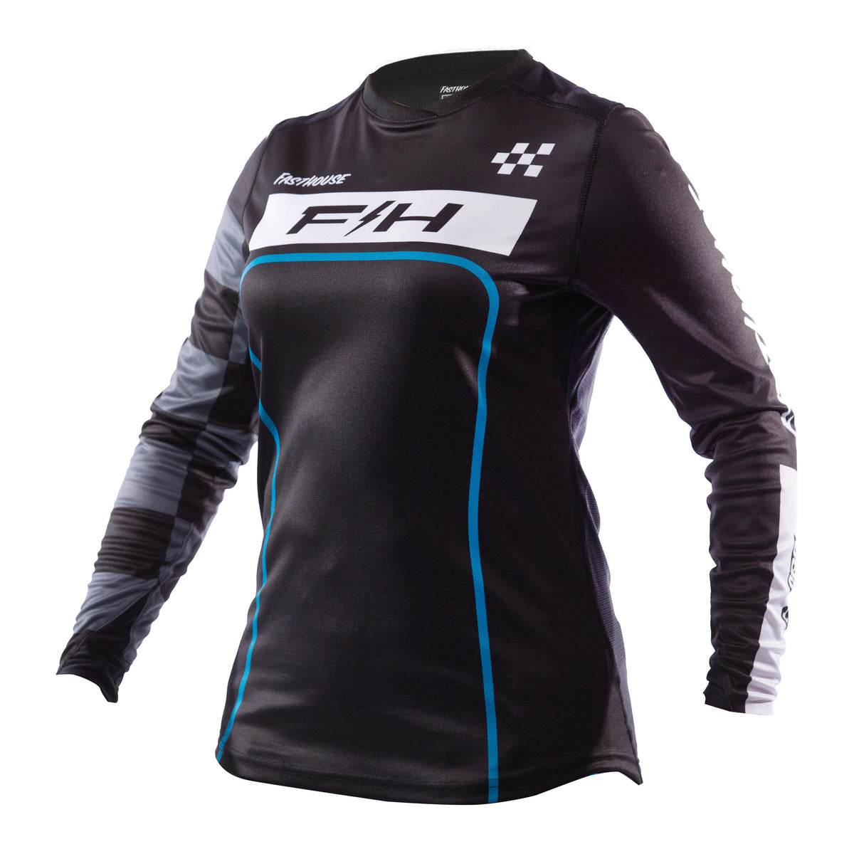 Fasthouse Racing Grindhouse Pro Apex MX Gear Set - black/Electric Blue