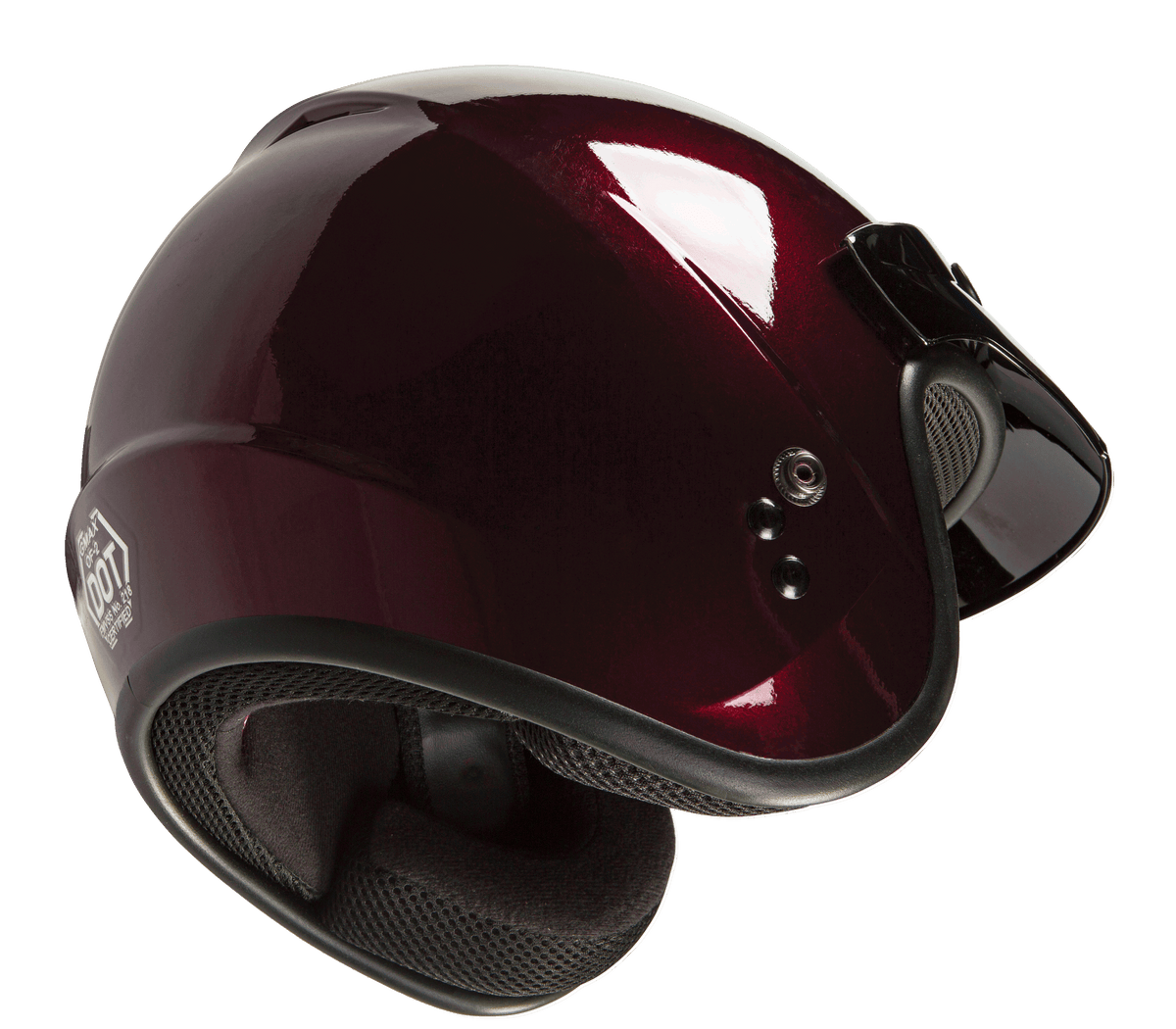 GMAX OF-2 Open-Face Helmet Wine Red