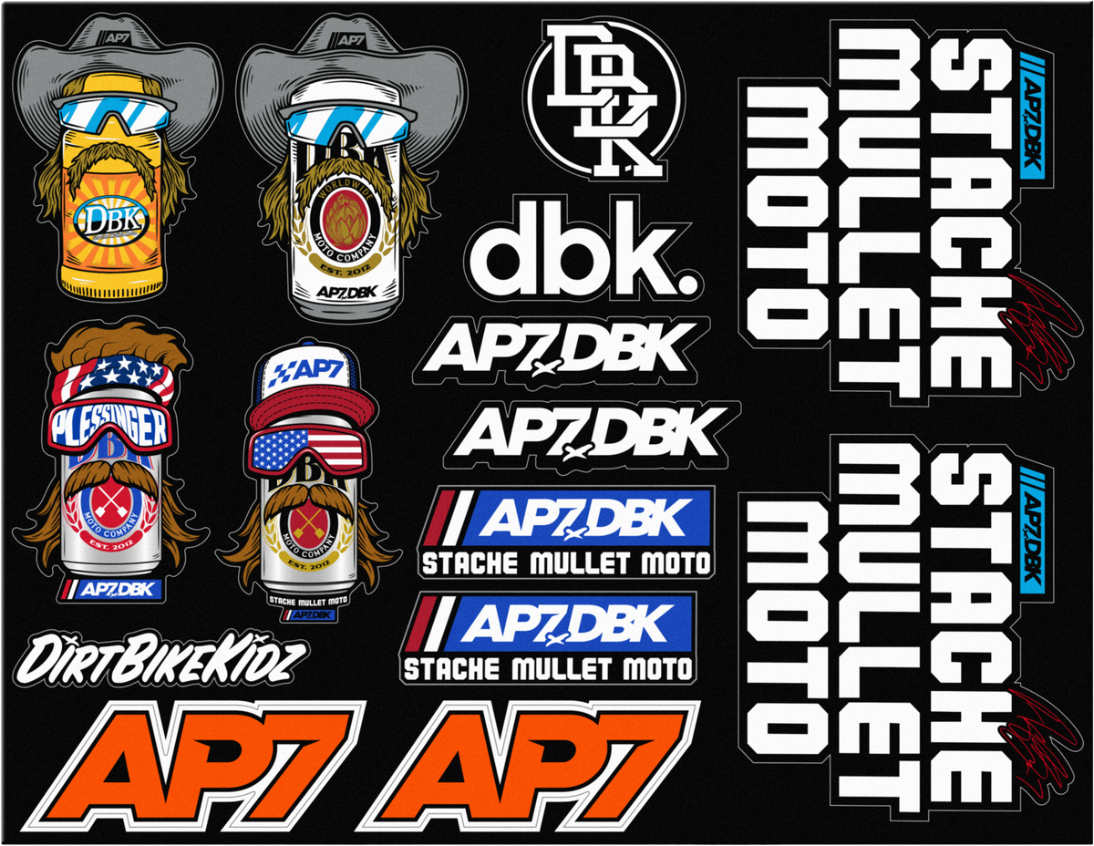 DBK Ap7 Sticker Sheet 8.5"X11"