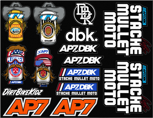 DBK Ap7 Sticker Sheet 8.5"X11"