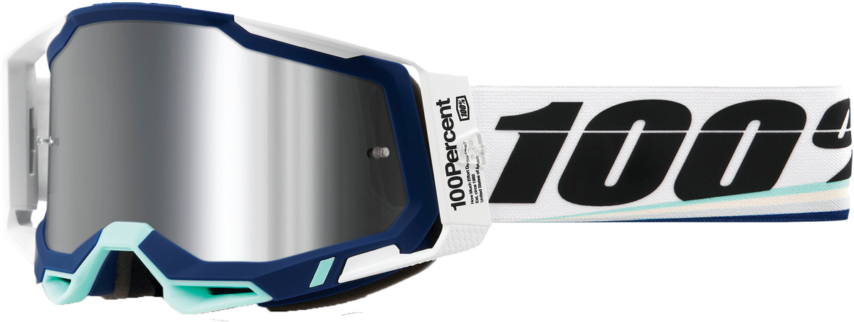 100% Racecraft 2 Goggles Arsham / Mirror Silver Flash Lens