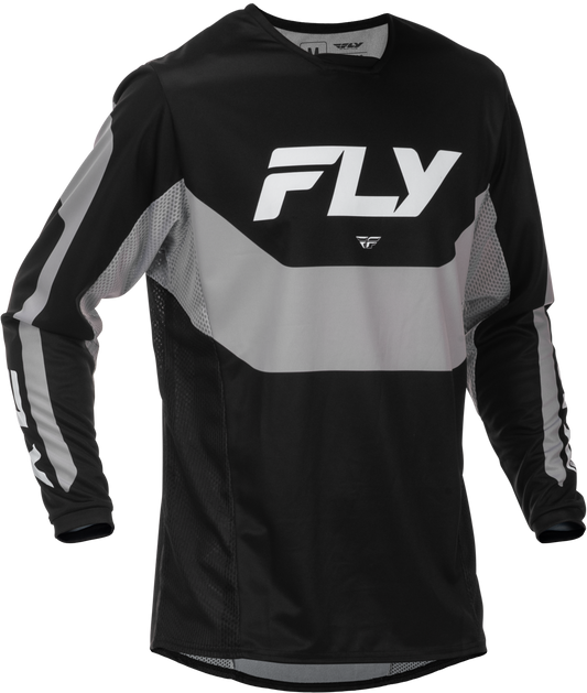 Fly Racing Kinetic Jersey - Black/Grey