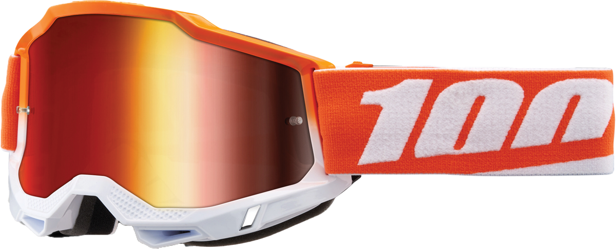100% Accuri 2 Junior Goggles Matigofun / Mirror Red Lens