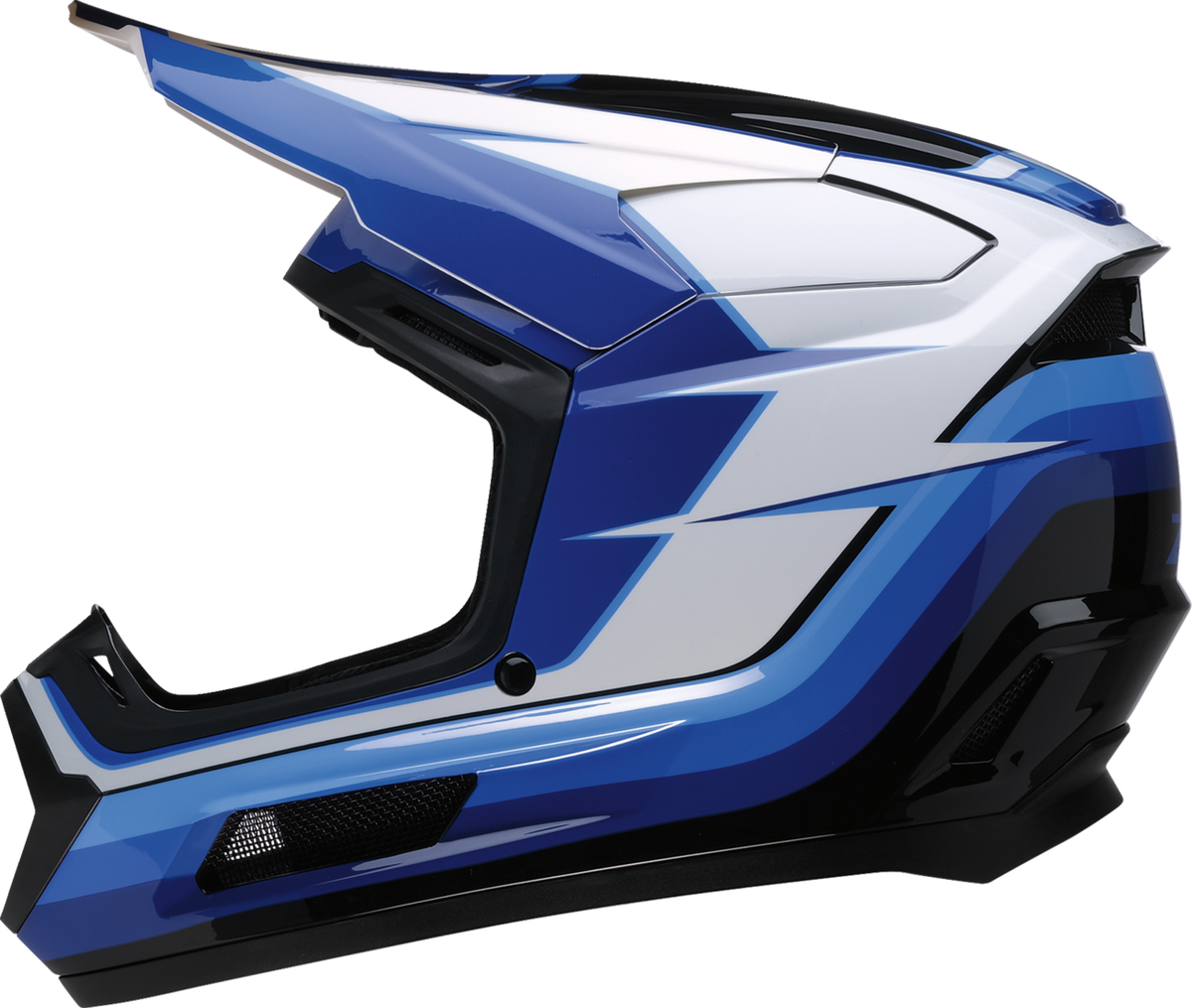 Z1R Youth Dirt Maxx Vortex Helmet - Blue/White