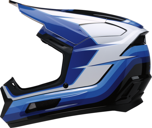 Z1R Youth Dirt Maxx Vortex Helmet - Blue/White