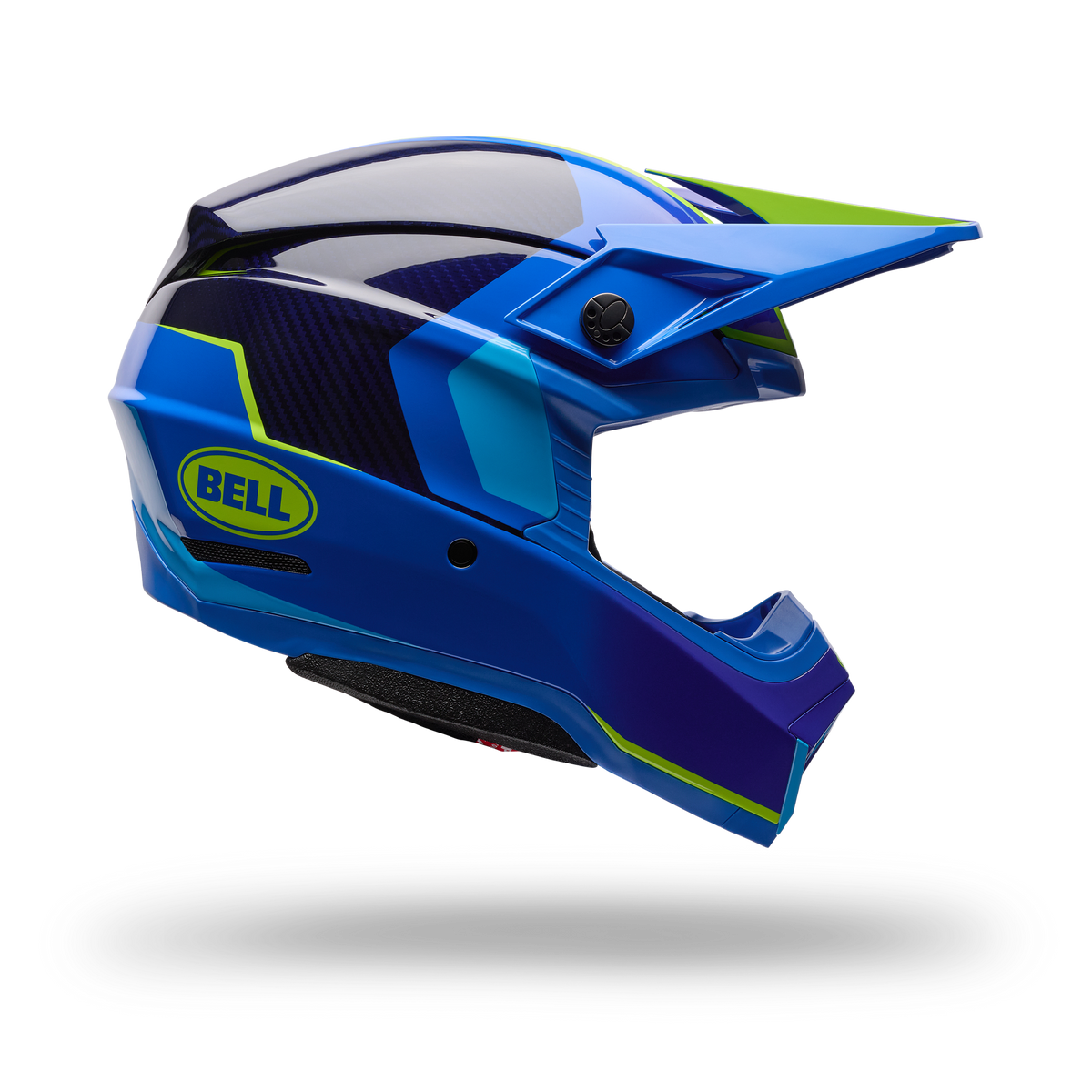 Bell Moto-10 GP Vector Helmet - Frequency Blue