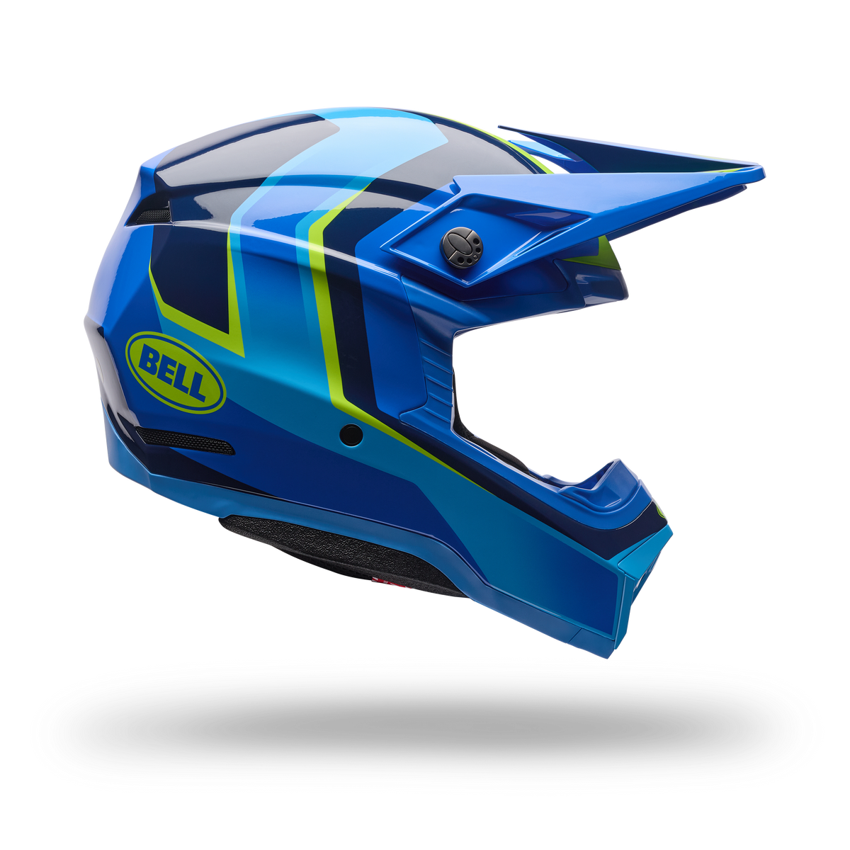 Bell Moto-10 MIPS Pulse Helmet - Frequency Blue