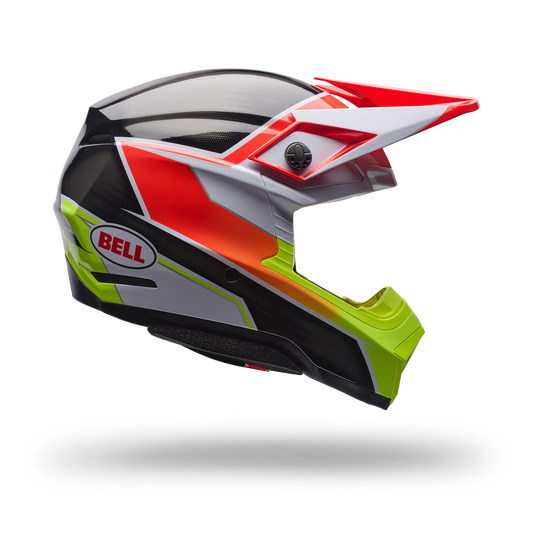 Bell Moto-10 MIPS Surge Helmet - Acid Red