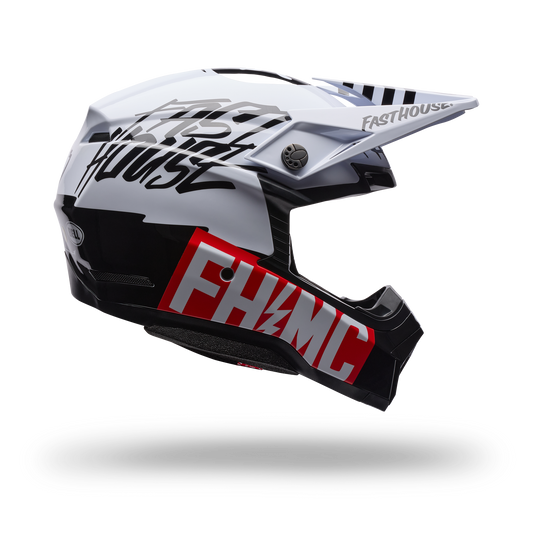 Bell Moto-10 MIPS Fasthouse Helmet - White/Black