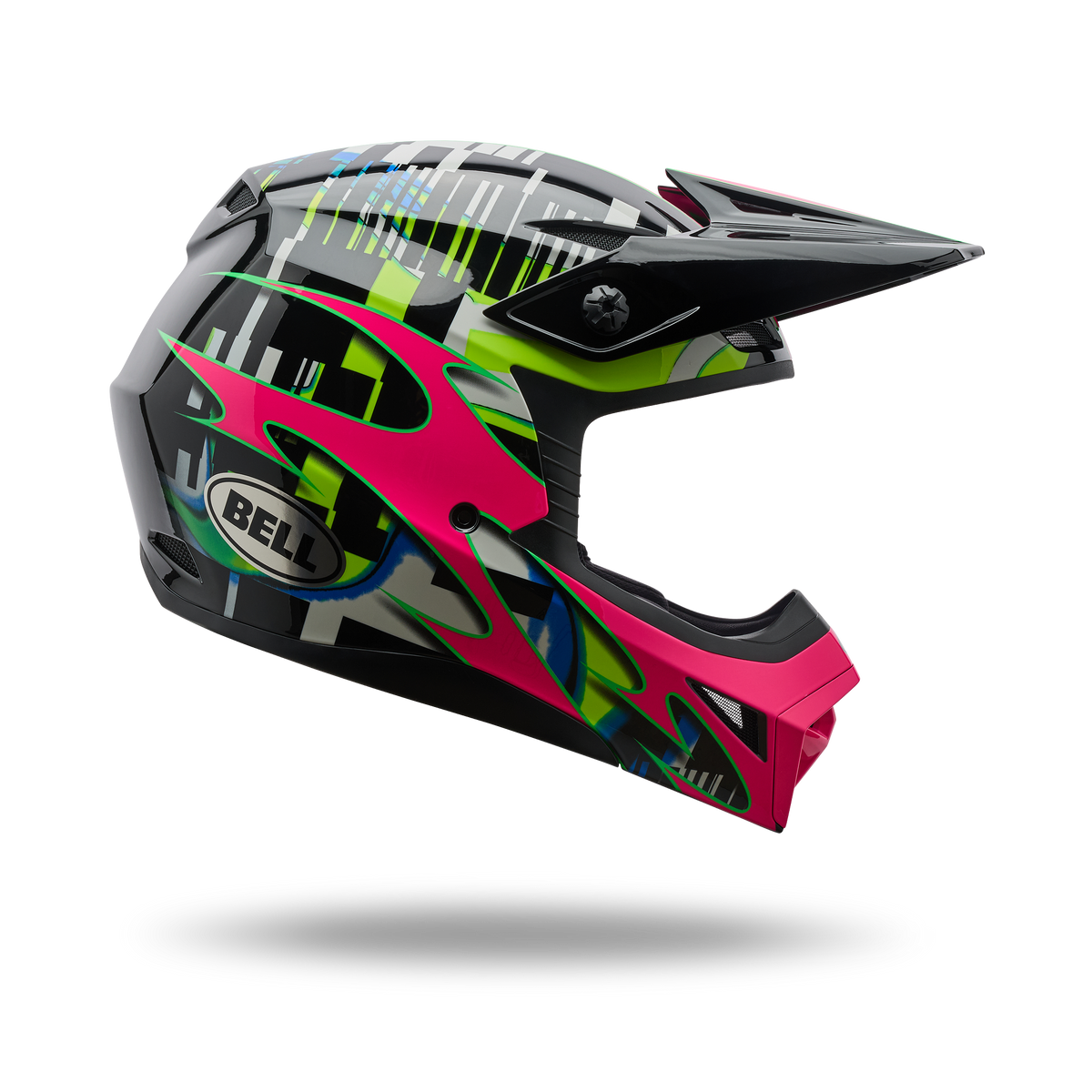Bell MX-10 MIPS Spiral Helmet - Black/Red