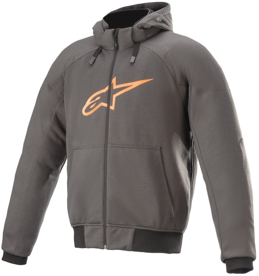 Alpinestars Chrome Sport Hoodie - Tar Gray/Flame Orange