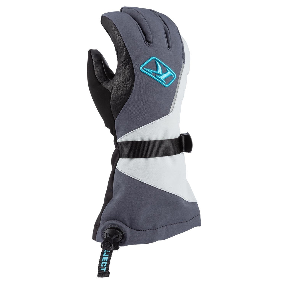 Klim Allure Gauntlet Glove - Asphalt/Scuba Blue