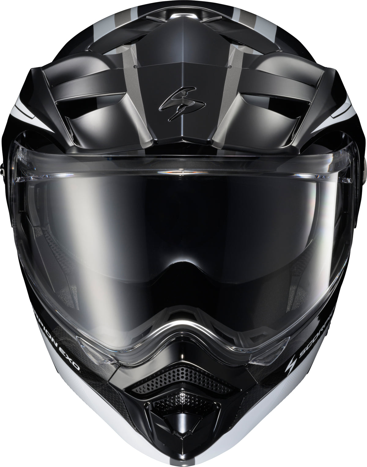 Scorpion EXO-AT960 Modular Topographic 2 Helmet - Black/White/Grey