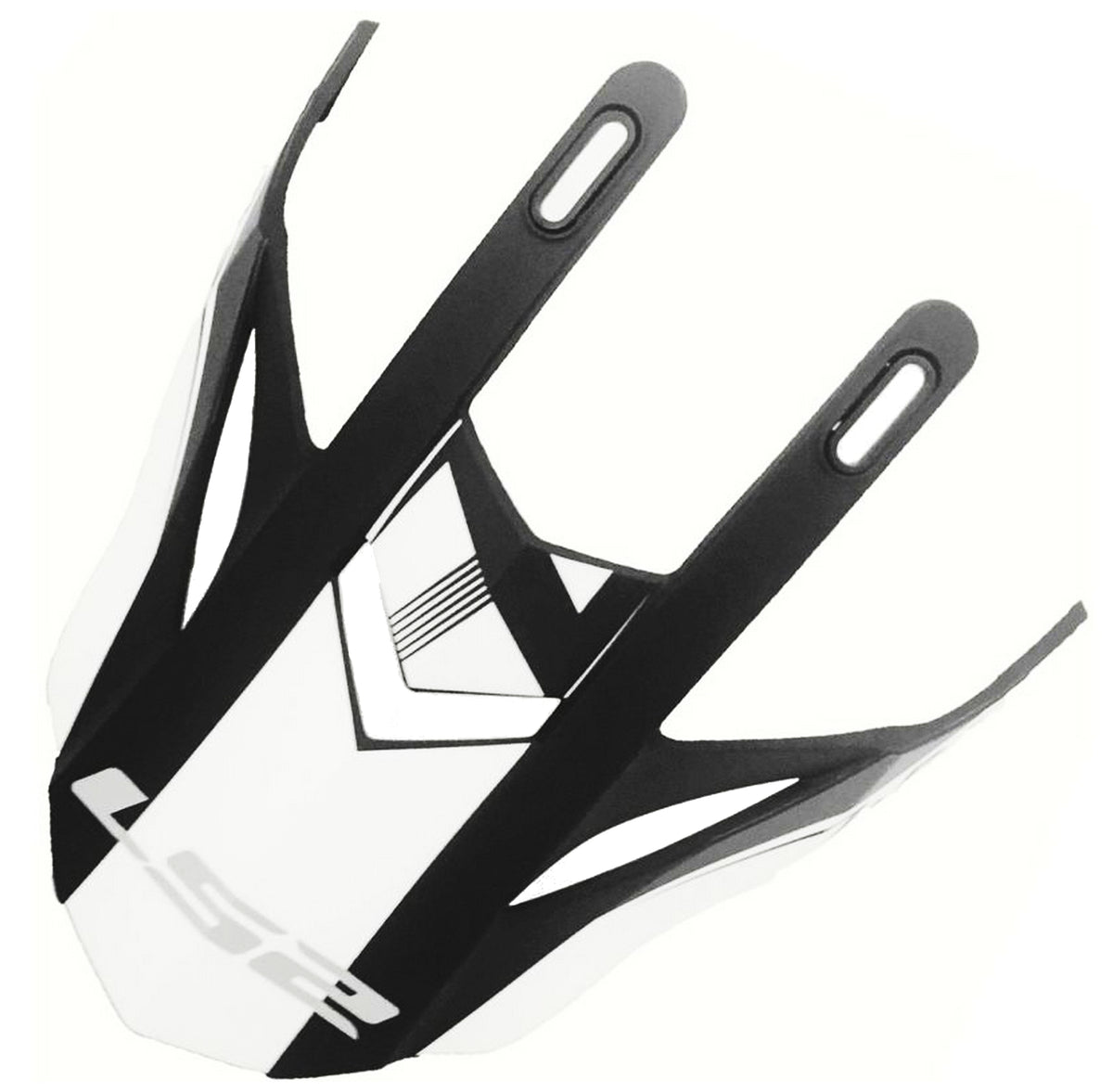 LS2 Fast/Fast Mini Helmet Replacement Visor Peak - Race Gray