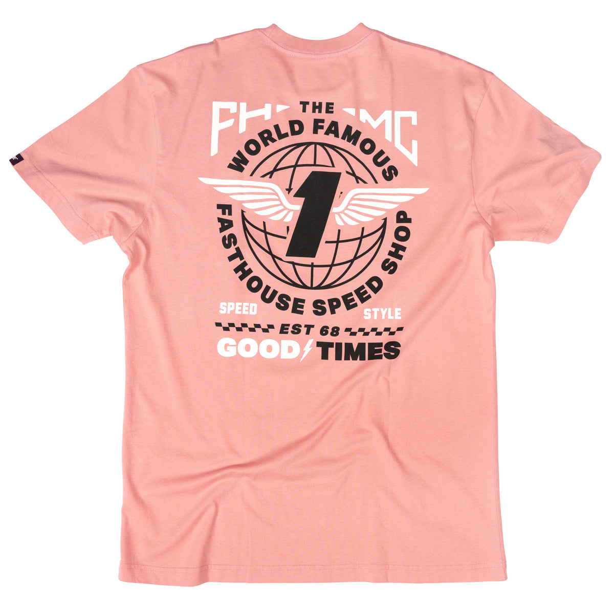 Fasthouse Renown  Tee - Dusty Pink