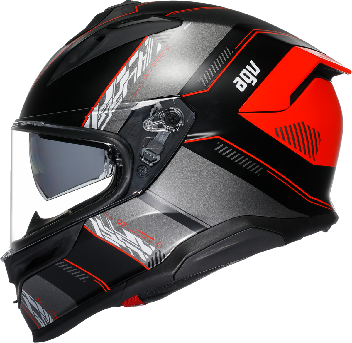 AGV K7 Helmet - Kyber - Matte Black/Red
