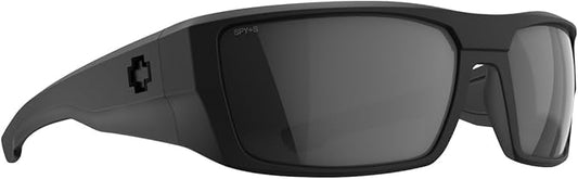 Spy Dirk Sunglasses - ANSI Matte Black/Happy Gray Photochromic