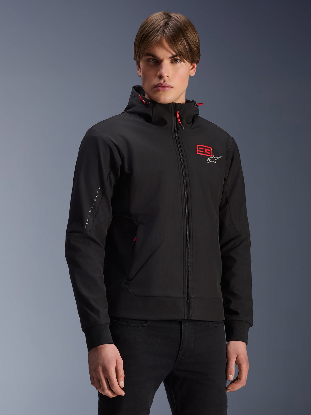 Alpinestars MM93 Radium Tech Hoodie - Black/Bright Red