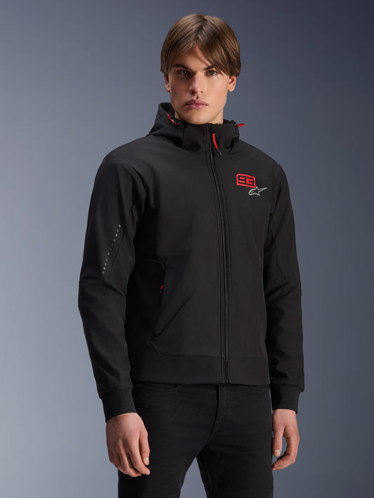 Alpinestars MM93 Radium Tech Hoodie - Black/Bright Red
