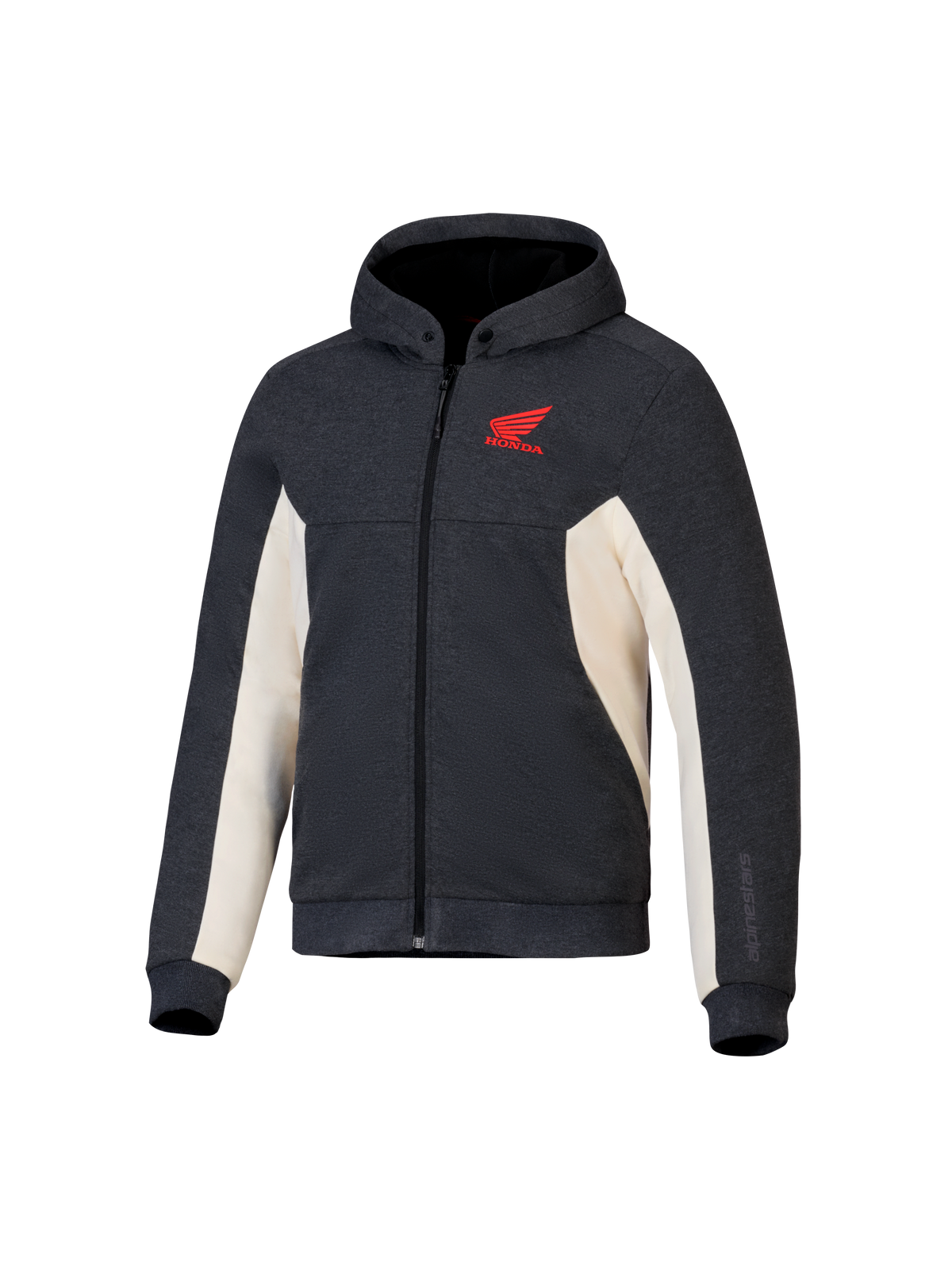 Alpinestars Honda Chrome V3 Sport Hoodie - Anthracite/Melange/Off White