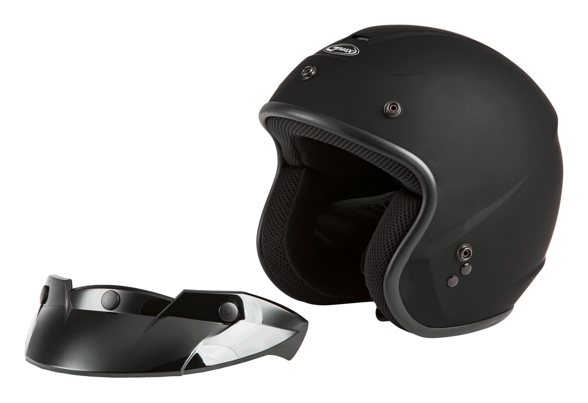GMAX Youth OF-2Y Open Face Helmet Matte Black