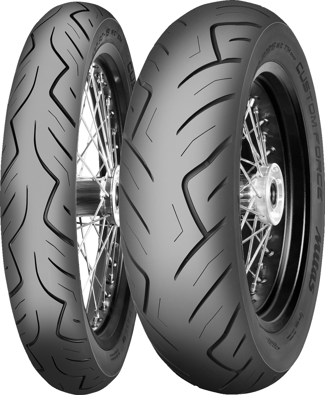 Mitas Custom Force Front Tires - 80/90-21 - MH90-21 - 54H