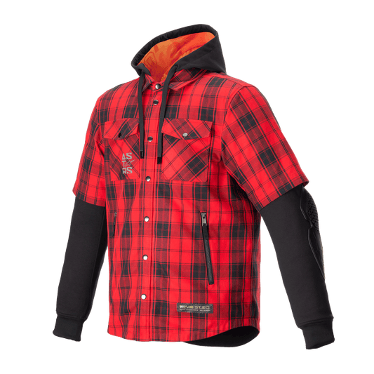 Alpinestars MO.ST.EQ Tartan Shirt - Flame Red/Black